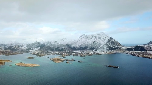 有关大雪覆盖,山,山峰的免费素材视频