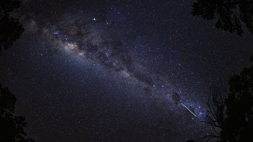 有关galaxy, 低角度视图, 壮观的免费素材视频