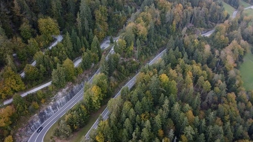 有关壮观,弯曲的路,户外的免费素材视频