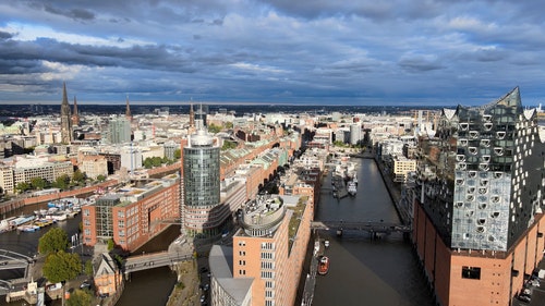 有关elbphilharmonie,城市,塔的免费素材视频