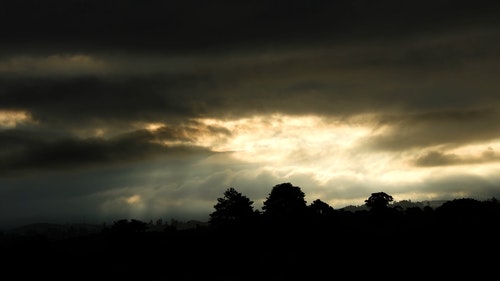 有关剪影,喜怒无常的天空,天性的免费素材视频