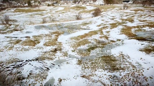 有关农村,冬季,冷冰的的免费素材视频