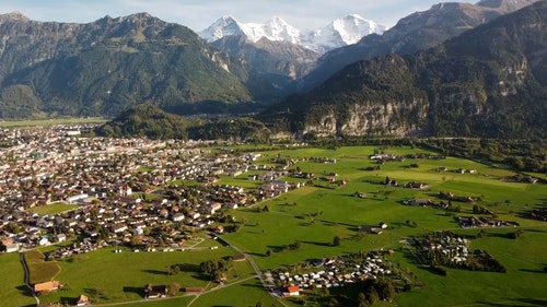 有关城市,城镇,山的免费素材视频