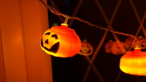 有关光,光线,南瓜的免费素材视频