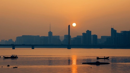 有关剪影,城市,天际线的免费素材视频