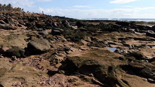 有关天性,岩石的,岸边的免费素材视频