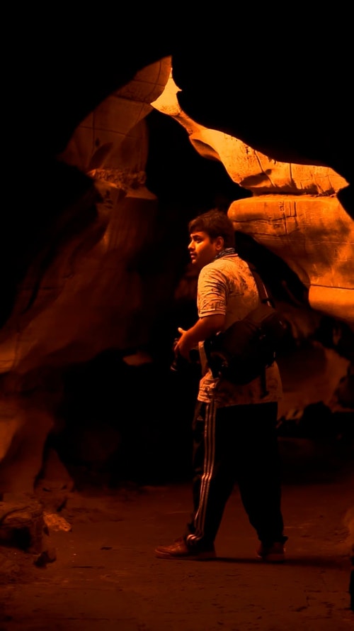 有关冒险,垂直拍摄,慢动作的免费素材视频