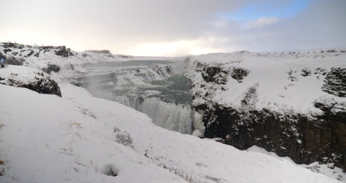 有关skogafoss,冬季,冰岛的免费素材视频