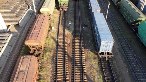 有关火车,无人机,无人空拍机的免费素材视频