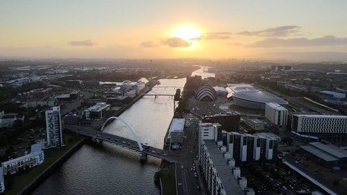 有关城市,建筑,日出的免费素材视频