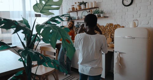 有关在家,多种族,室内植物的免费素材视频