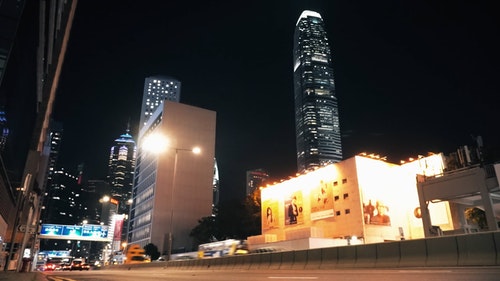 有关市中心,建筑,快速的免费素材视频