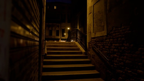 有关晚上,楼梯,义大利的免费素材视频