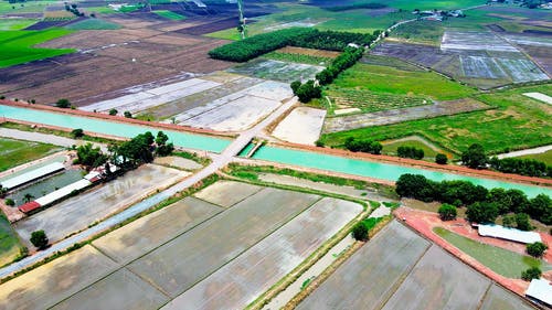 有关农村的场景, 戶外, 拼布景观的免费素材视频