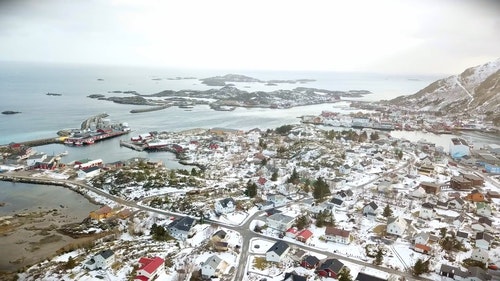 有关城镇,大雪覆盖,房子的免费素材视频