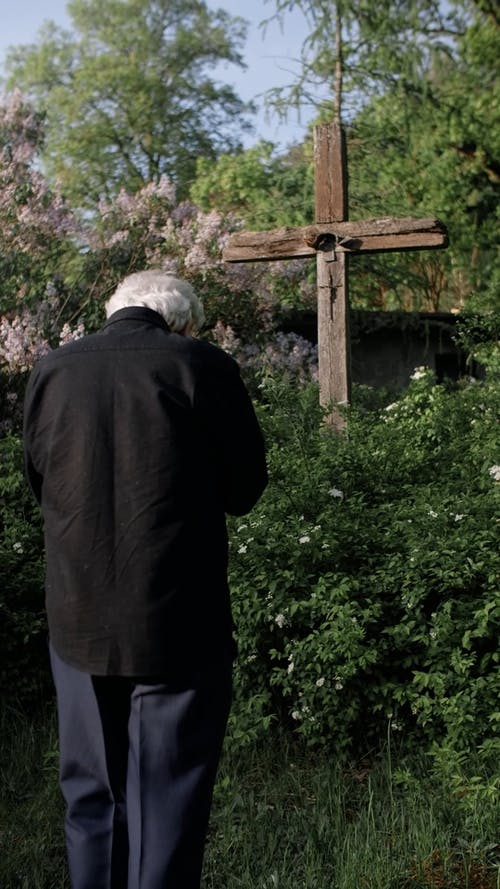 有关人, 从后面, 信仰的免费素材视频