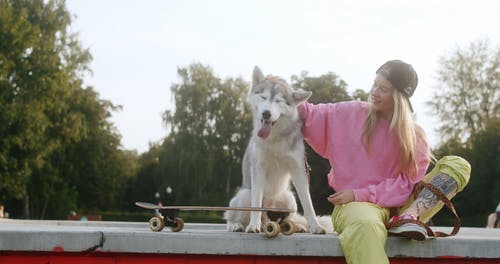 有关動物, 女人, 寵物的免费素材视频