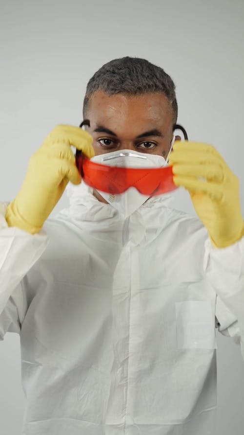 有关个人保护设备,乳胶手套,人的免费素材视频