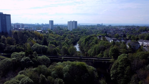 有关城市,建筑,树木的免费素材视频