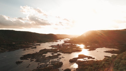 有关丘陵,太阳,日落的免费素材视频