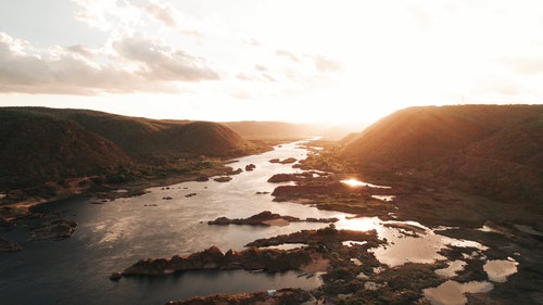 有关丘陵,太阳,日落的免费素材视频