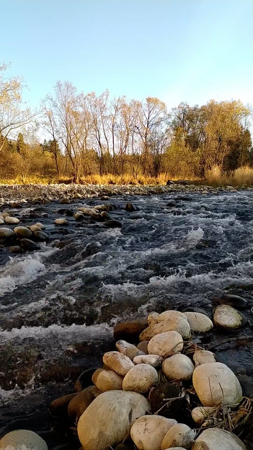 有关岩石,晴朗的天空,树木的免费素材视频