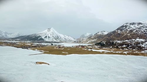 有关@户外,多云的天空,大雪覆盖的免费素材视频
